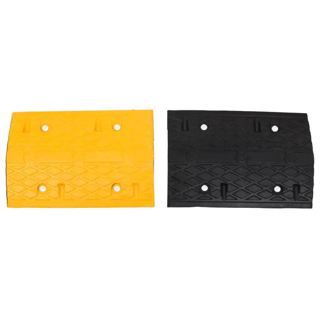 Speed Hump Yellow&Black 97x32.5x4 cm Rubber