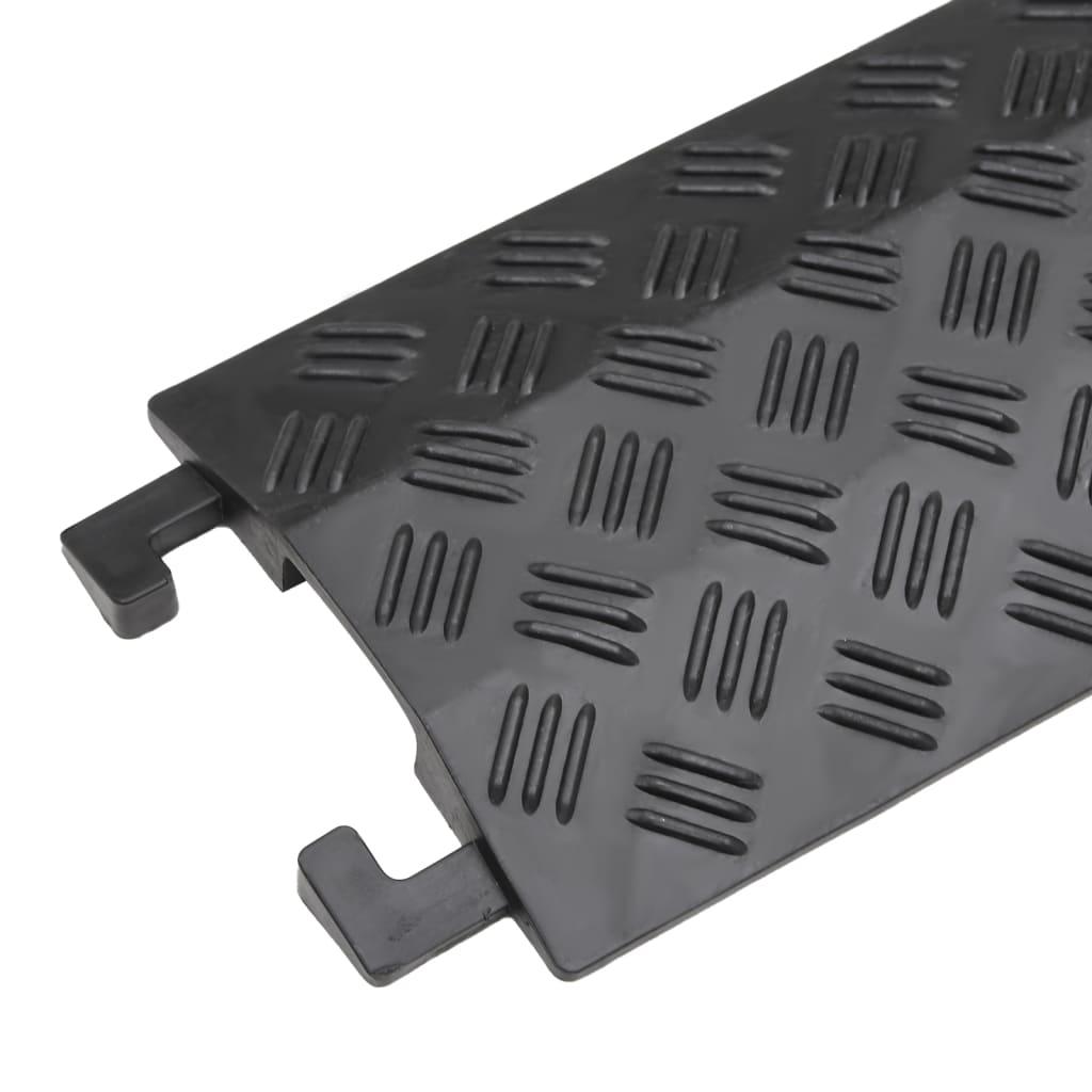 Cable Protector Ramps 2 pcs 98.5 cm Black