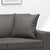 Throw Pillows 2 pcs Grey 40x40 cm Faux Leather