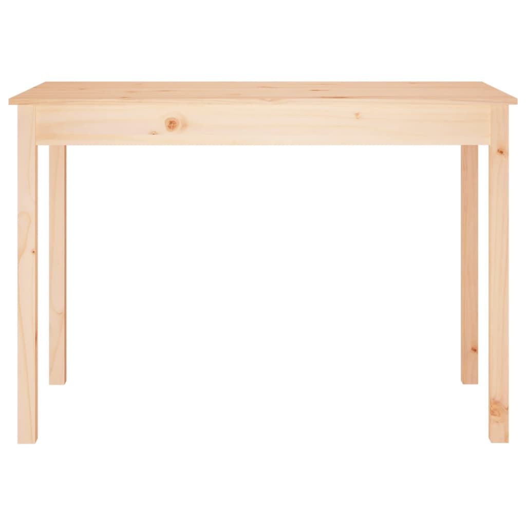 Dining Table 110x55x75 cm Solid Wood Pine