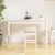 Dining Table White 110x55x75 cm Solid Wood Pine