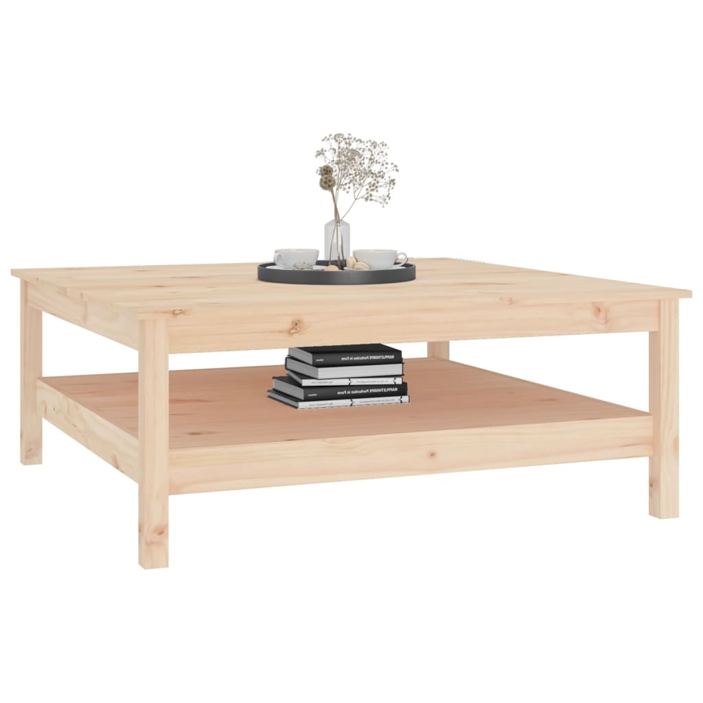 Coffee Table 100x100x40 cm Solid Wood Pine