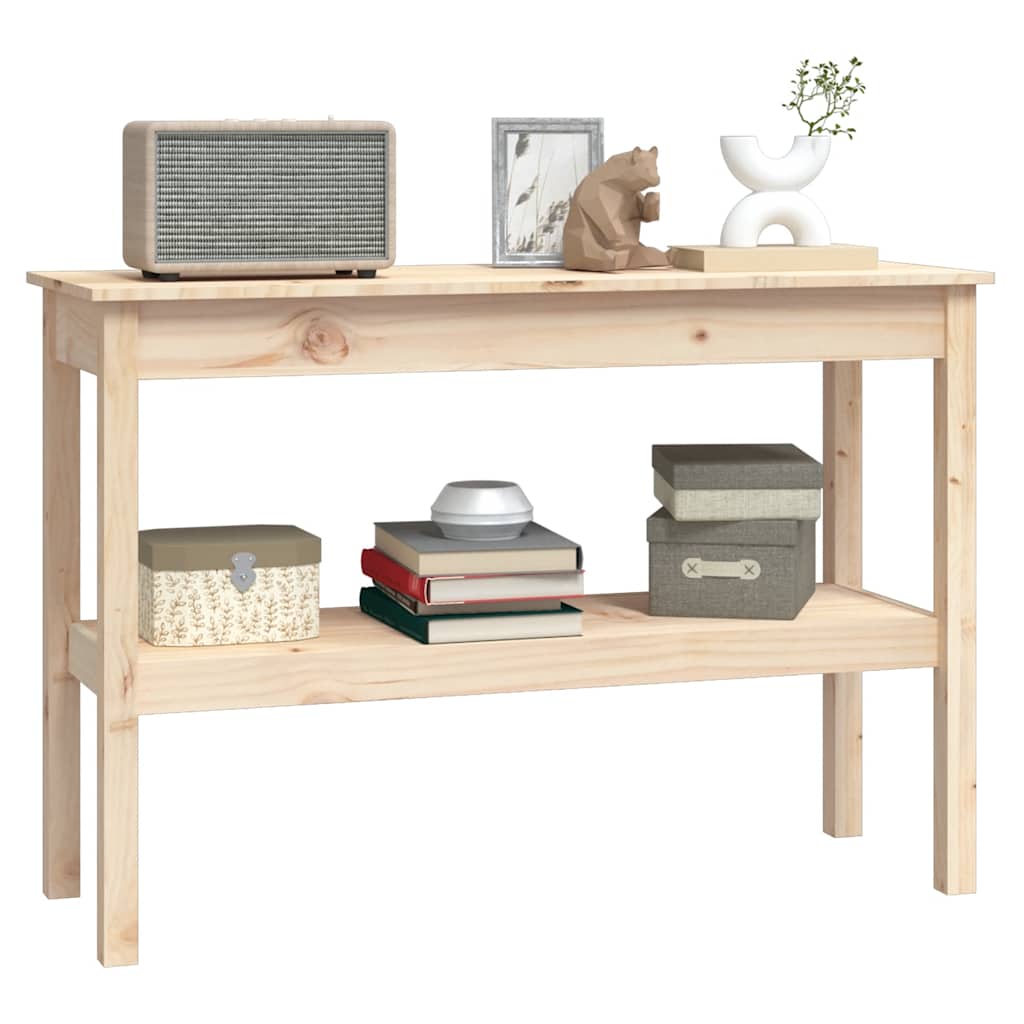 Console Table 110x40x75 cm Solid Wood Pine