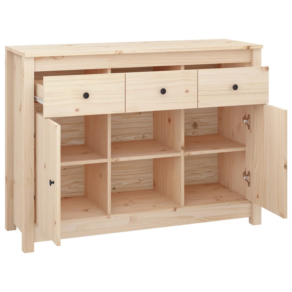 Sideboard 100x35x74.5 cm Solid Wood Pine