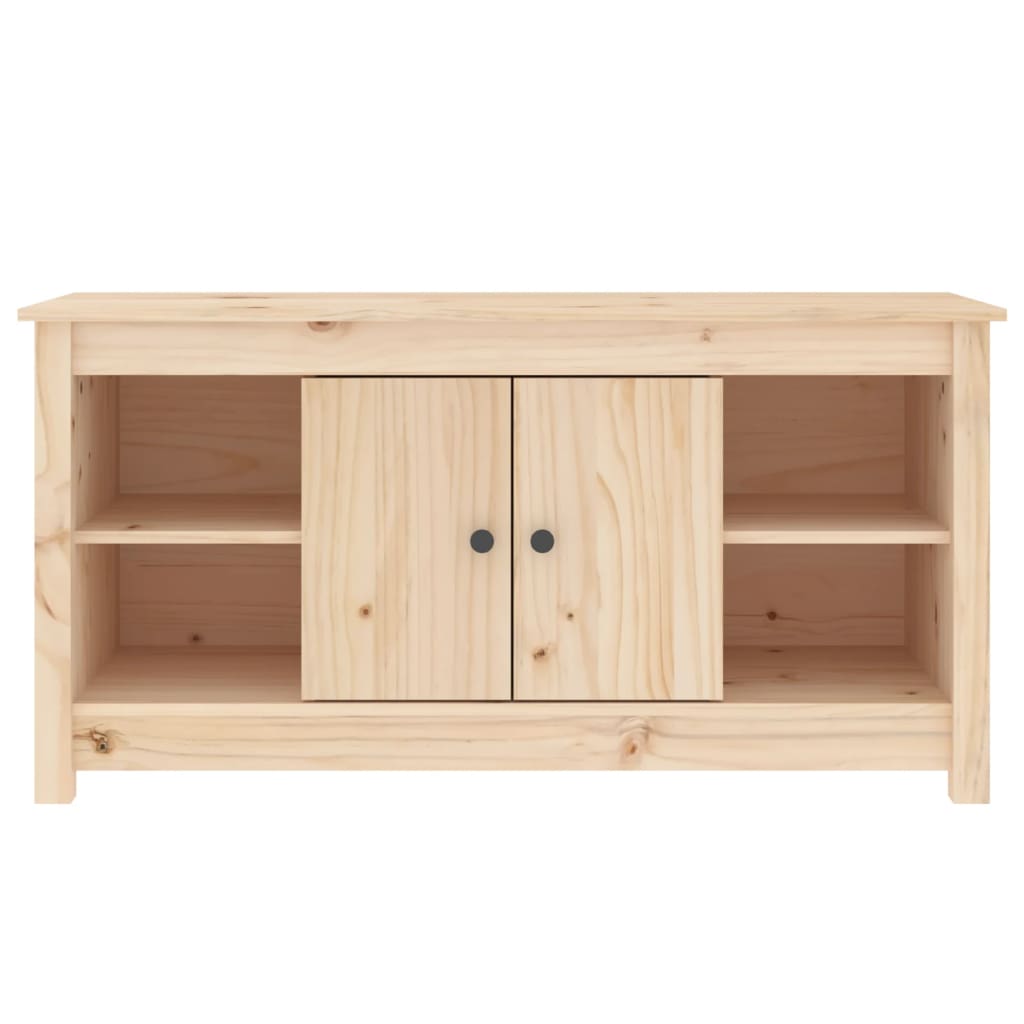 TV Cabinet 103x36.5x52 cm Solid Wood Pine