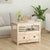 Coffee Table 71x49x55 cm Solid Wood Pine