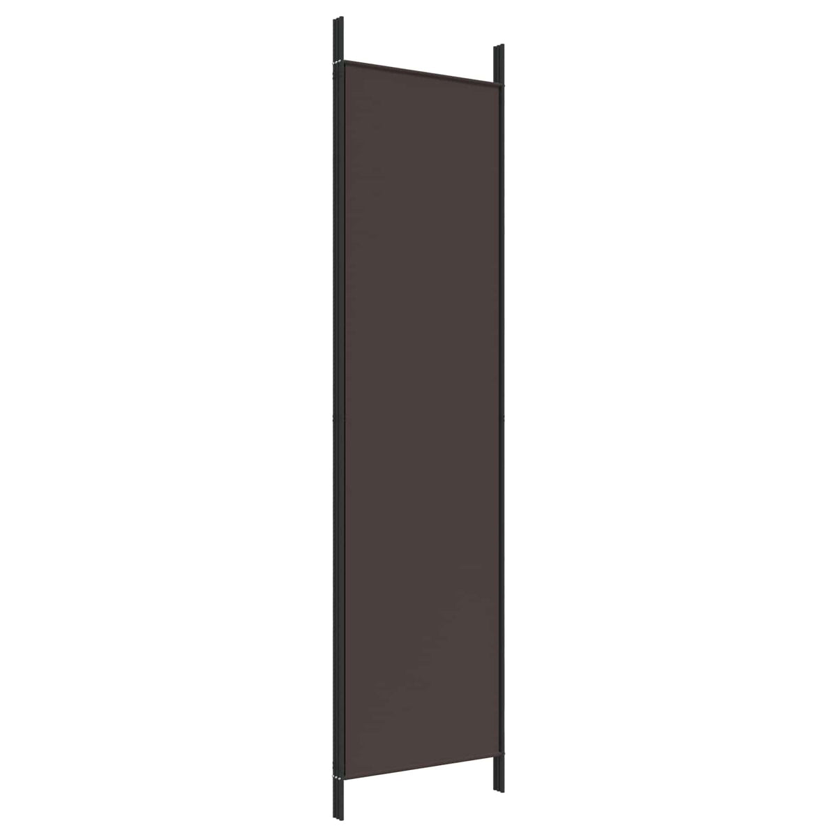 3-Panel Room Divider Brown 150x200 cm Fabric