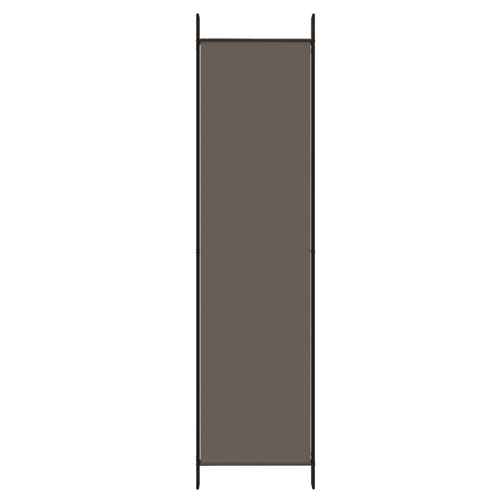 6-Panel Room Divider Anthracite 300x200 cm Fabric