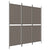 3-Panel Room Divider Anthracite 150x180 cm Fabric