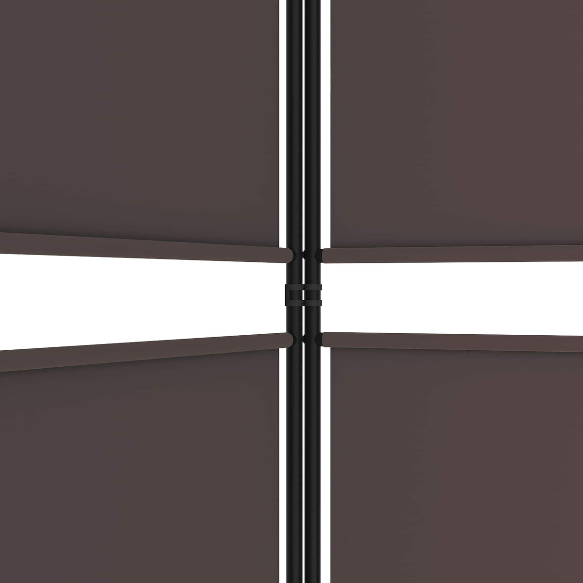 6-Panel Room Divider Brown 300x200 cm Fabric