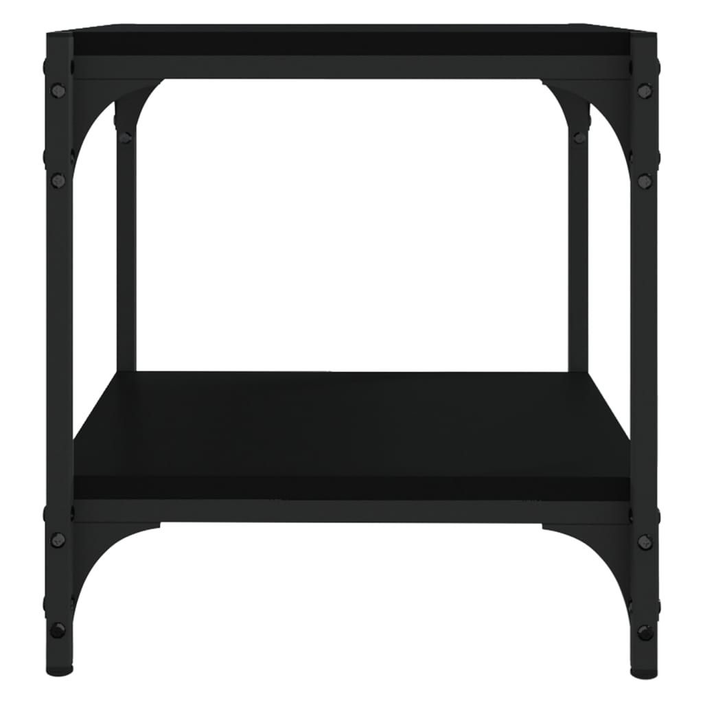 TV Cabinet Black 40x33x41 cm Engineered Wood and Steel