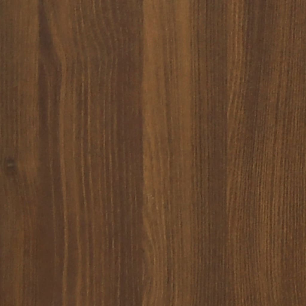 TV Cabinet Brown Oak 40x33x41 cm Engineered Wood and Steel