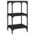 Book Cabinet Black 40x33x70.5 cm Engineered Wood and Steel