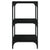 Book Cabinet Black 40x33x70.5 cm Engineered Wood and Steel