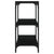 Book Cabinet Black 40x33x70.5 cm Engineered Wood and Steel