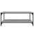 TV Cabinet Grey Sonoma 100x33x41 cm Engineered Wood and Steel