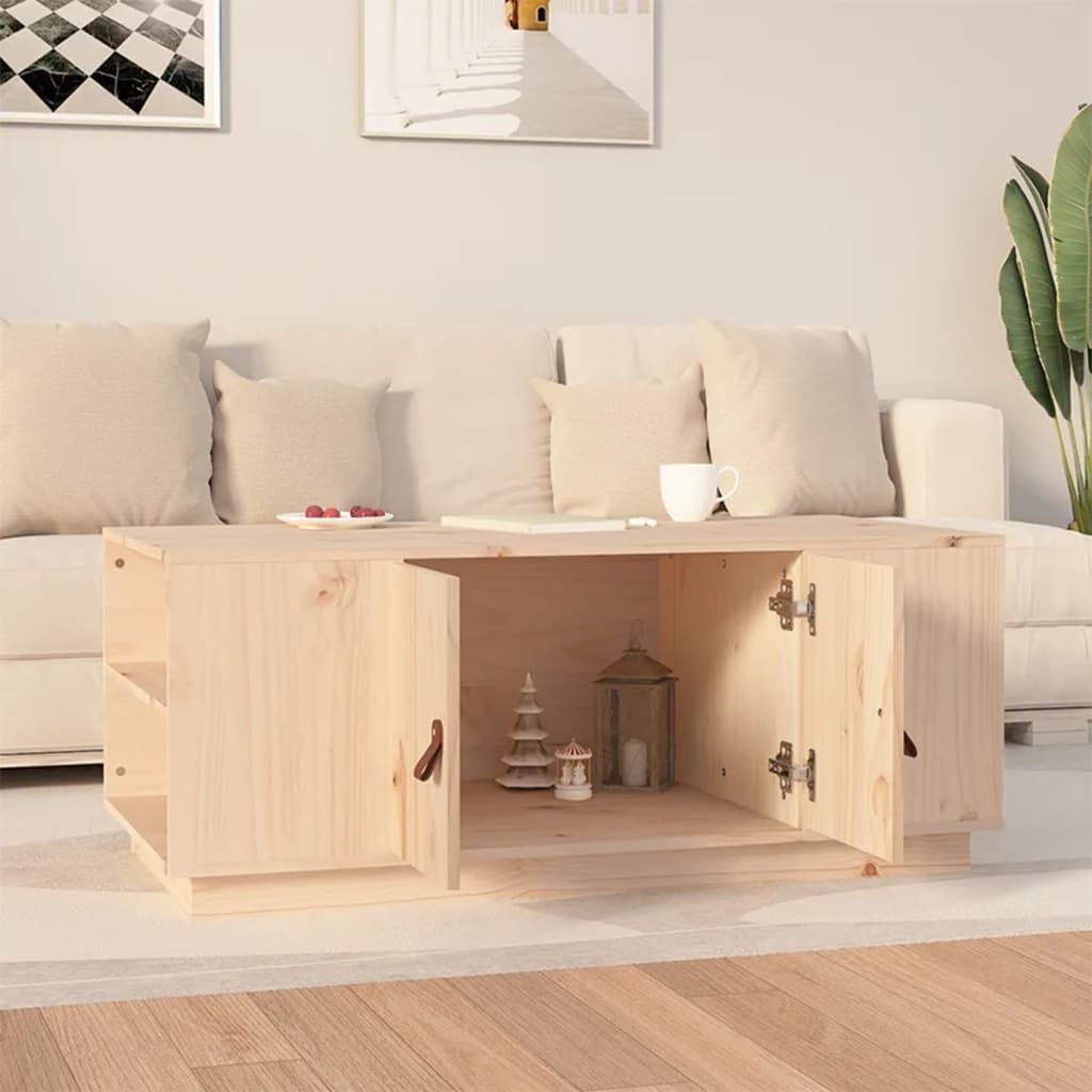 Coffee Table 100x50x41 cm Solid Wood Pine