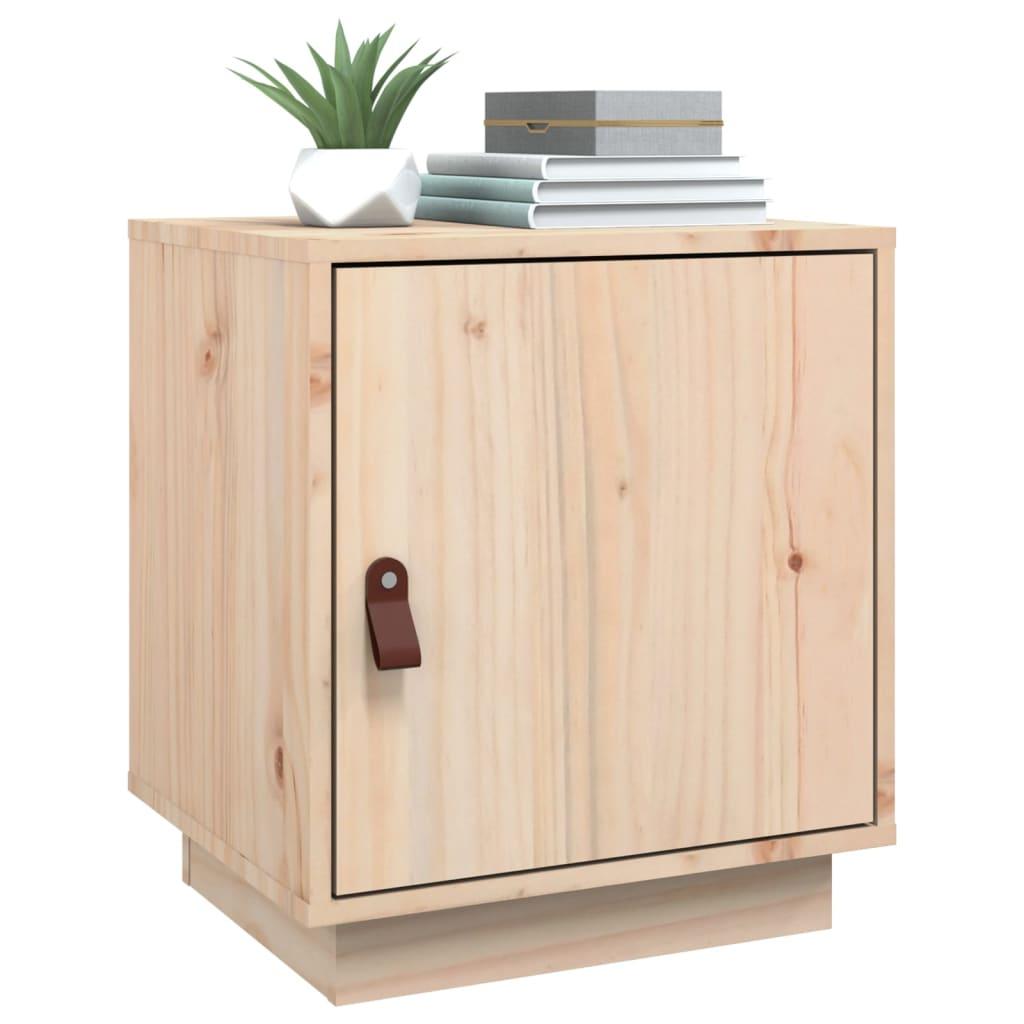 Bedside Cabinets 2 pcs 40x34x45 cm Solid Wood Pine