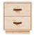 Bedside Cabinets 2 pcs 40x34x45 cm Solid Wood Pine