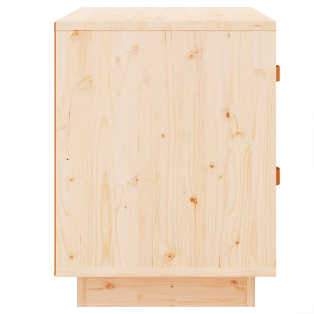 Bedside Cabinets 2 pcs 40x34x45 cm Solid Wood Pine