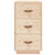 Bedside Cabinets 2 pcs 40x40x75 cm Solid Wood Pine