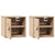 Wall Cabinets 2 pcs 31.5x30x30 cm Solid Wood Pine