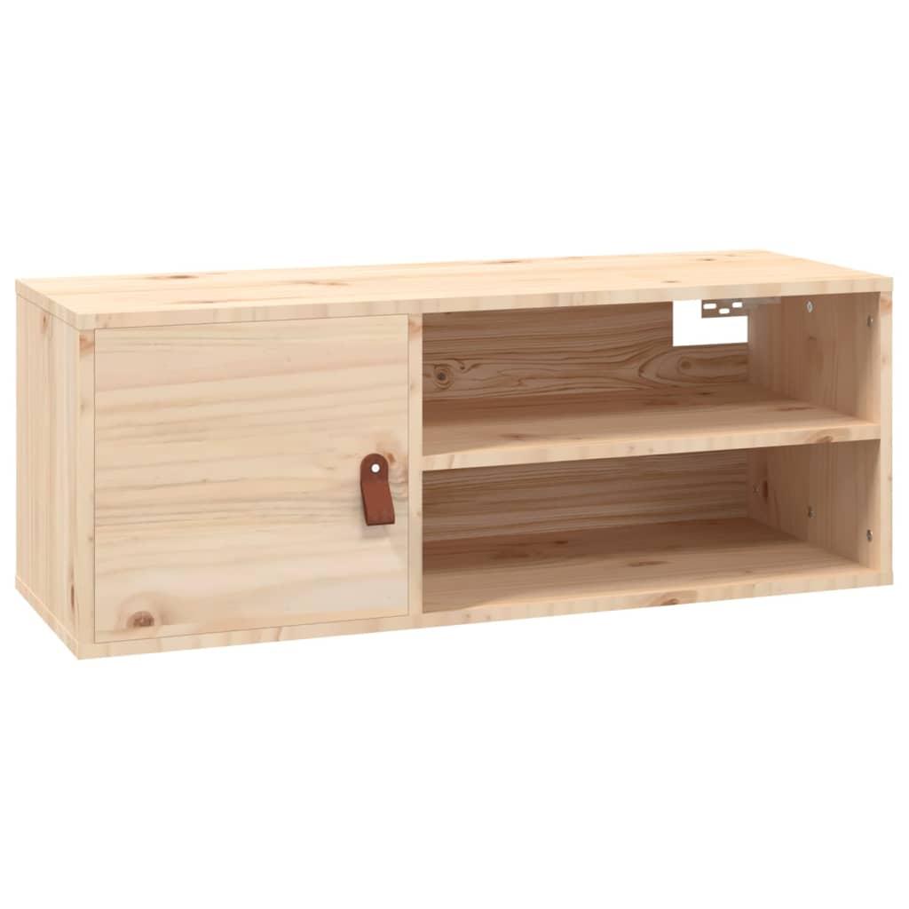 Wall Cabinets 2 pcs 80x30x30 cm Solid Wood Pine