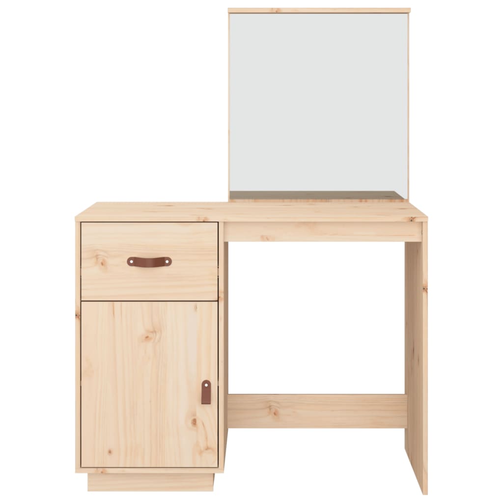 Dressing Table 95x50x134 cm Solid Wood Pine