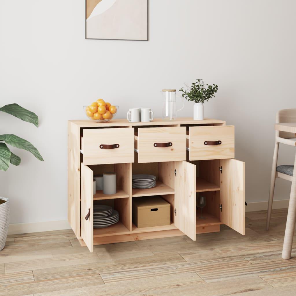 Sideboard 100x40x75 cm Solid Wood Pine