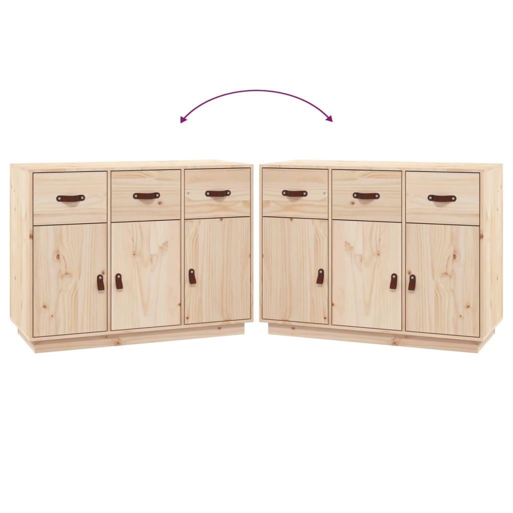 Sideboard 100x40x75 cm Solid Wood Pine