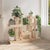 Plant Stand 104.5x25x77.5 cm Solid Wood Pine