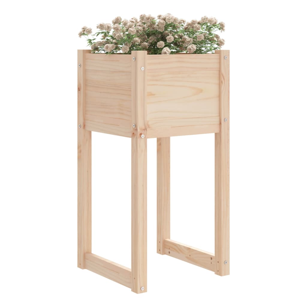 Planter 40x40x81 cm Solid Wood Pine