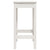 Bar Chairs 2 pcs White 40x40x78 cm Solid Wood Pine