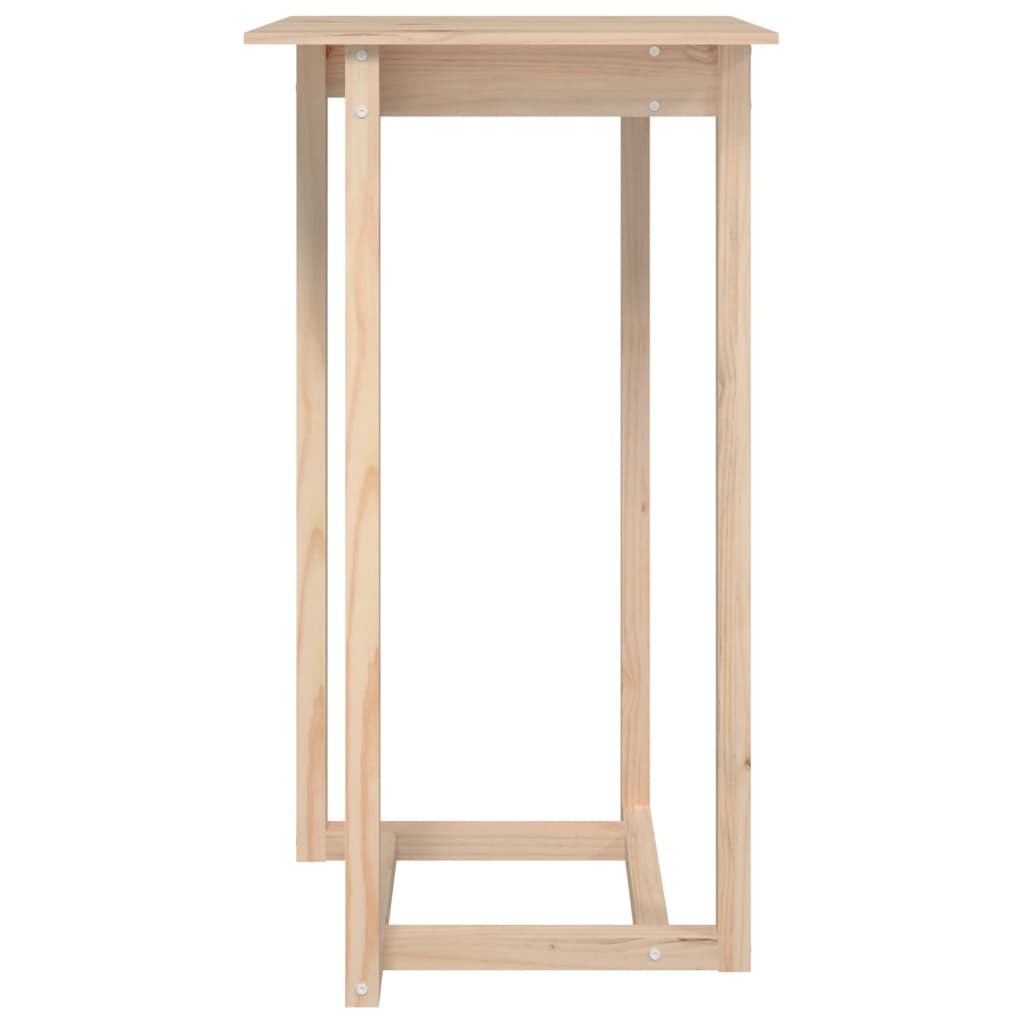 Bar Table 60x60x110 cm Solid Wood Pine