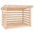 Firewood Rack 108x73x79 cm Solid Wood Pine