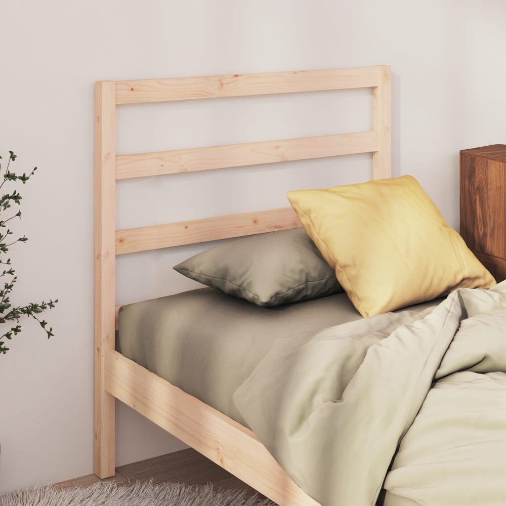 Bed Headboard 95 cm Solid Wood Pine