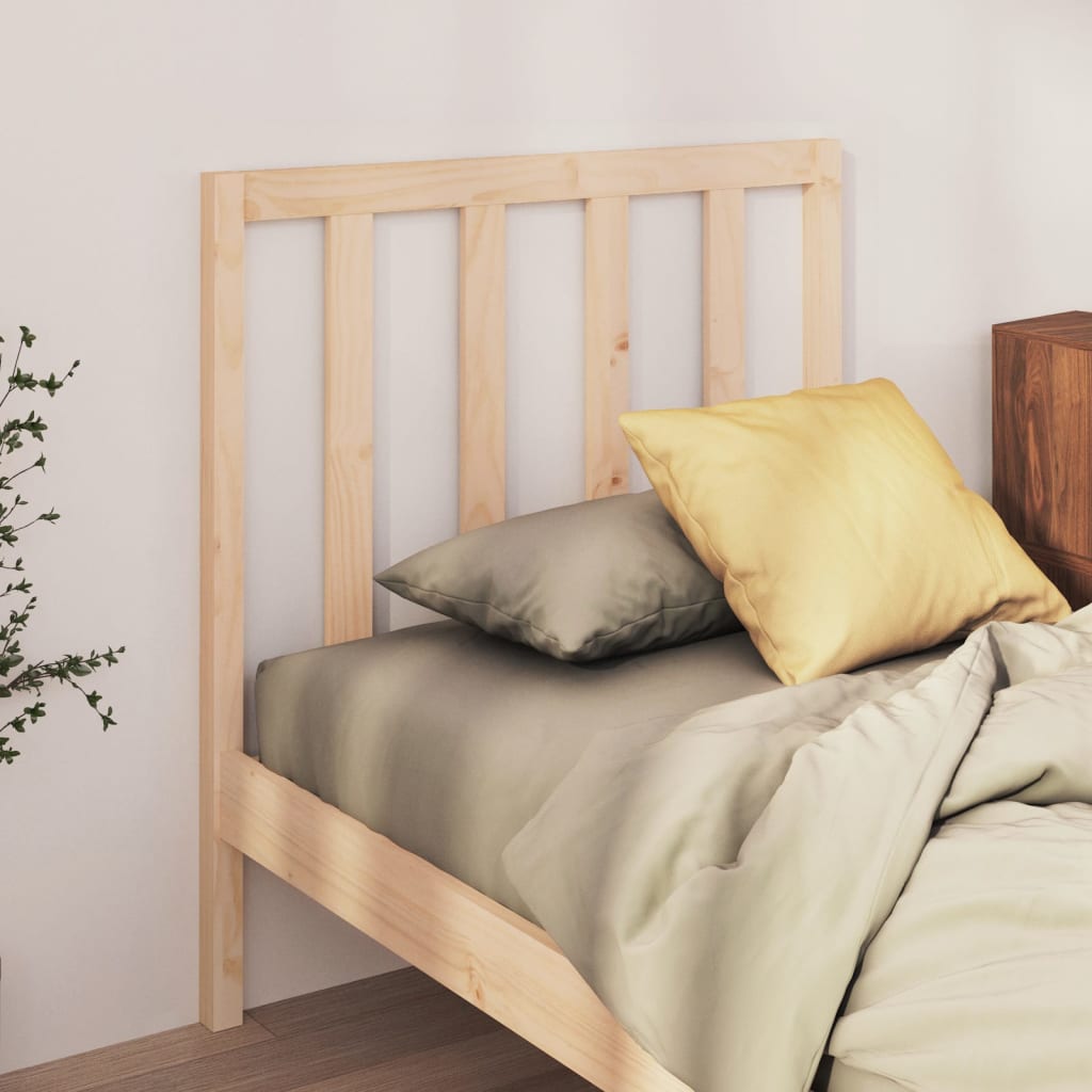 Bed Headboard 95 cm Solid Wood Pine