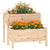 Planter 84.5x84x75 cm Solid Wood Pine