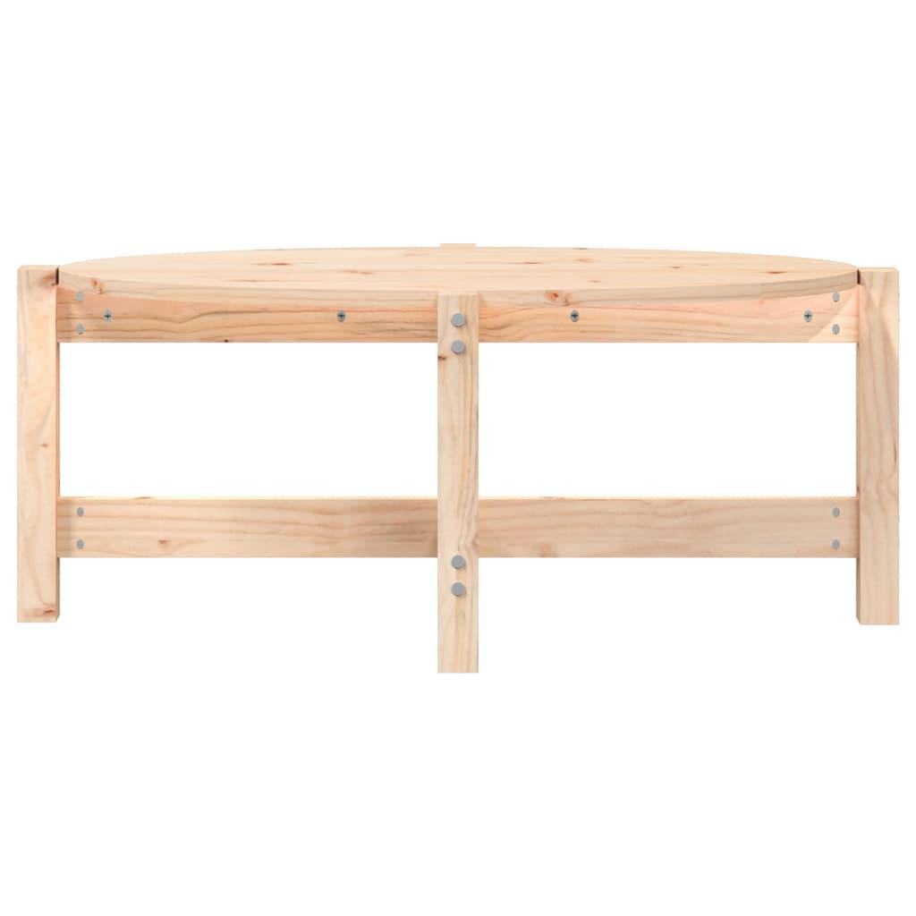 Coffee Table 87x48x35 cm Solid Wood Pine