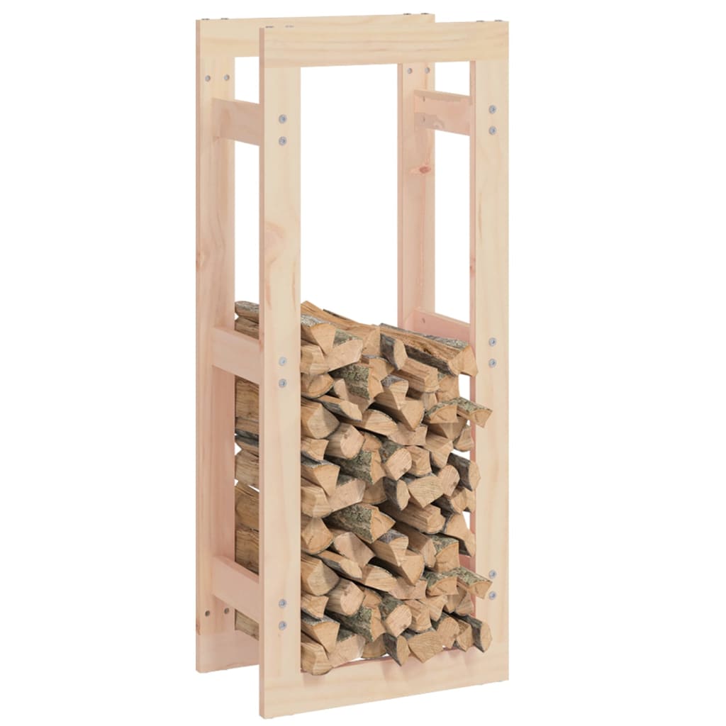 Firewood Rack 41x25x100 cm Solid Wood Pine