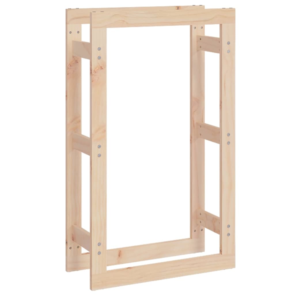 Firewood Rack 60x25x100 cm Solid Wood Pine