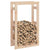 Firewood Rack 60x25x100 cm Solid Wood Pine