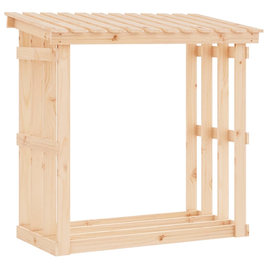 Firewood Rack 108x64.5x109 cm Solid Wood Pine