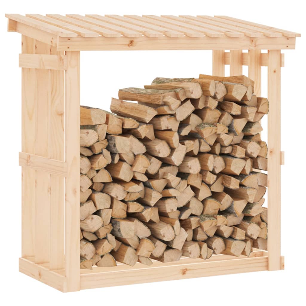 Firewood Rack 108x64.5x109 cm Solid Wood Pine