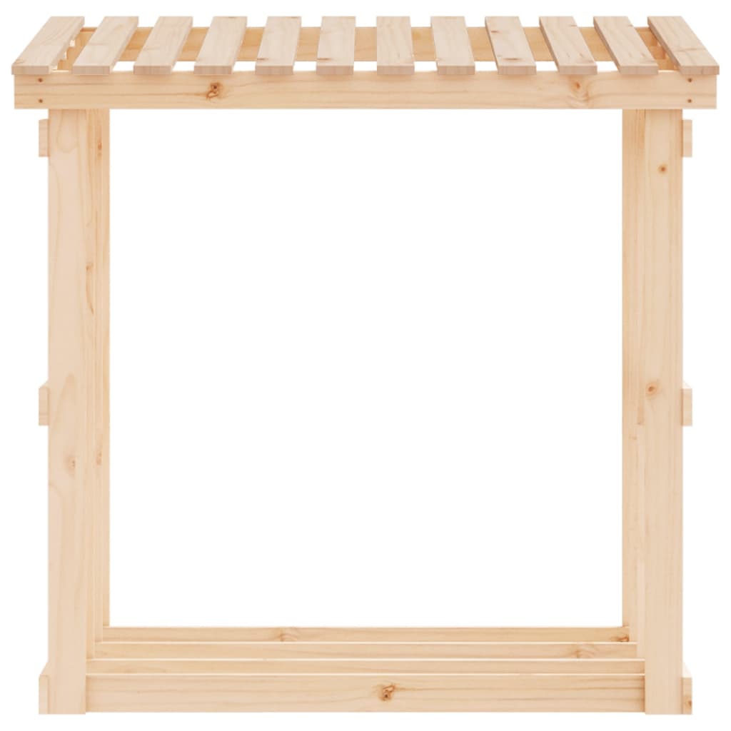 Firewood Rack 108x64.5x109 cm Solid Wood Pine