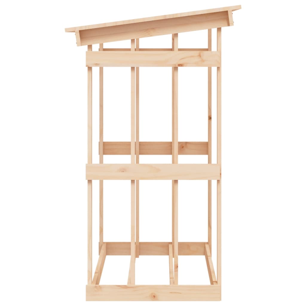 Firewood Rack 108x64.5x109 cm Solid Wood Pine