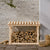 Firewood Rack 108x64.5x77 cm Solid Wood Pine