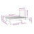 Pull-out Day Bed without Mattress 2x(90x190) cm