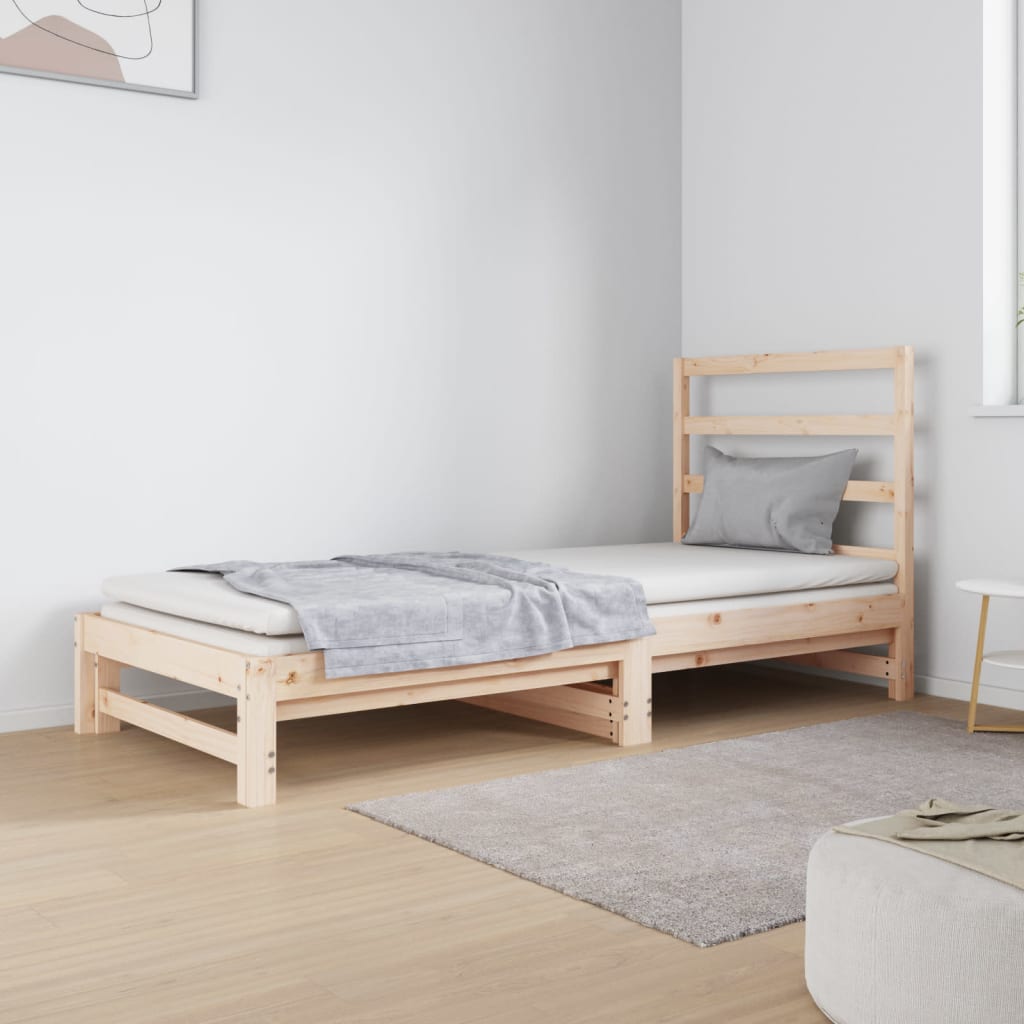 Pull-out Day Bed without Mattress 2x(90x190) cm