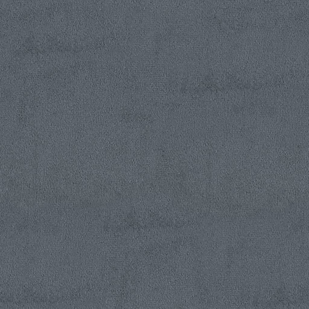 Bench Dark Grey 110x40x70 cm Velvet